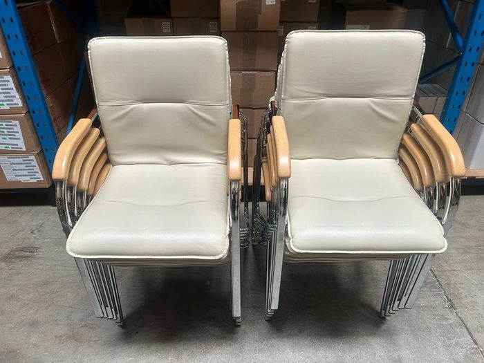 Office Chairs x 12 (Cream)