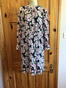 BNWTS J. Crew Chiffon Long Sleeve Dress M includes postage