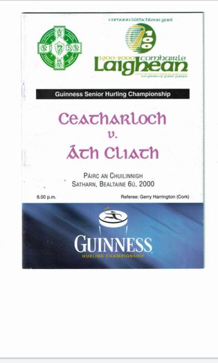 GAA programmes 1997-2000 (Dublin hurling)
