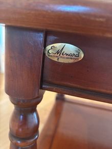 Ernest Menard  solid cherry wood coffee table