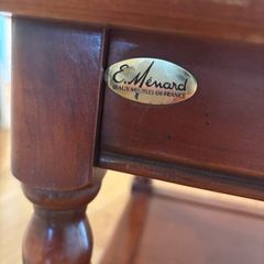 Ernest Menard  solid cherry wood coffee table