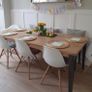 Eames style retro dining chairs Image 5