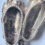 Vintage Irish Sterling Silver 14pc Charm Bracelet, Thomas O'Connor Charm Maker. Inc 1942 Pre Decimal Threepence, Dated Heart Padlock, Dublin Hallmarked Image 4