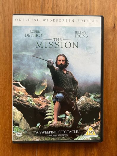 The Mission DVD Robert De Niro, Jeremy Irons, Liam Neeson
