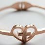 Cross in Heart Bangle Bracelet Image 8