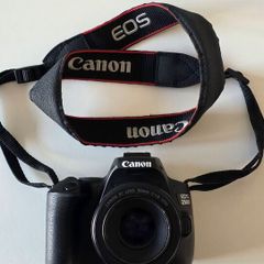 Canon EOS 250D DSLR Camera + 50mm Lens + Battery & Charger