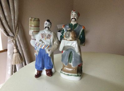 China - Character Decanters X 2