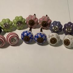 New Set of 16 Ceramic knobs