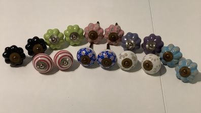 New Set of 16 Ceramic knobs