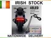48LED Flexible SMD Strip Motorcycle Car Stop Tail Turn Signal Brake Light