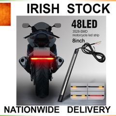 48LED Flexible SMD Strip Motorcycle Car Stop Tail Turn Signal Brake Light