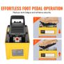 689 bar(10,000PSI) Air Hydraulic Pump, 1.6 L(0.42 Gal) Reservoir, NPT 9.5mm(3/8 In) Oil Outlet, NPT 6.4mm(1/4 In) Inlet, Aluminum Shell Air Actuated Treadle Foot Pump, for Automobile Repair Frame Machine & Hydraulic Press Image 6