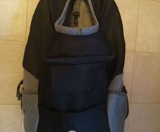 Black/Grey Dog Carrier Bag