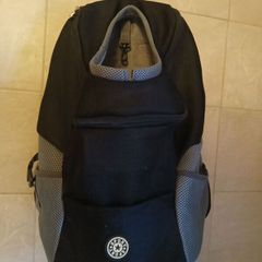 Black/Grey Dog Carrier Bag
