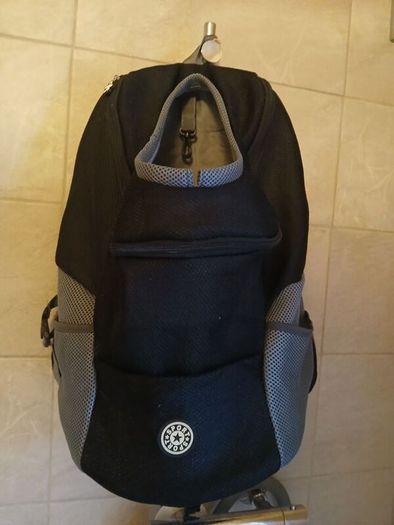 Black/Grey Dog Carrier Bag