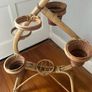Vintage Retro Free Standing Bamboo Plant Stand Image 5
