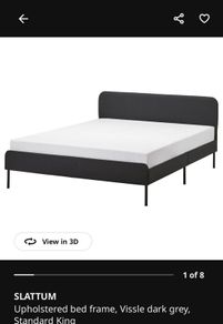 King Bed frame and mattress