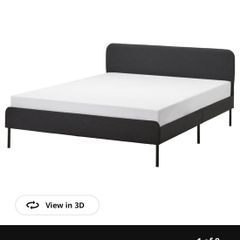 King Bed frame and mattress
