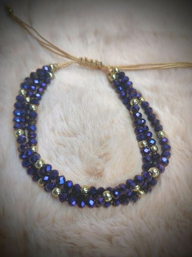 blue bracelet