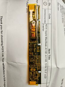 macbook inverter A1181 A1185 13 and 13.3 inch LCD inverter untested