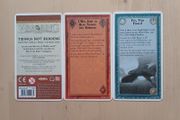 War of the Ring Middle-earth Tidings Not Burdens Board Game Mini Expansion Cards 2016 NEW