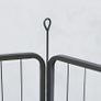 Eight-Panel Dog Playpen with Door, for Large Dogs, Indoors, Outdoors, 60cm Tall, Black Image 9
