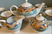 Churchill Staffordshire England tea set