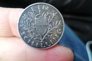 1924 Austria Silver One Schilling Coin
