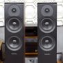 AUDIOPHILE QUALITY DYNAUDIO EMIT 30 floor standing Speakers Walnut Wood like New boxed with All accessories 1600 new under 2 years old Image 6