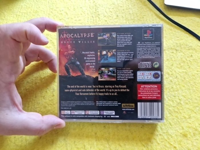 Apocalypse PlayStation1 Ps1 PlayStation2 Ps2 Games Original