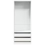 Wardrobe White 80x50x200 cm Image 4