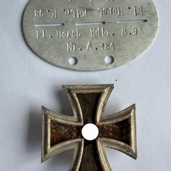 WW2 German Military Collectibles - Relics, Medals and ID Tag
