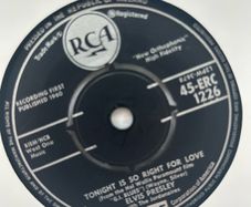 Elvis Presley Wooden Heart 7 inch Vinyl Irish Press 1960