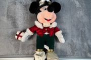 Disneyland Paris Mickey Mouse Xmas Noel - Big Red Soft Plush Disney - BNWT