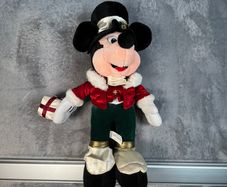 Disneyland Paris Mickey Mouse Xmas Noel - Big Red Soft Plush Disney - BNWT