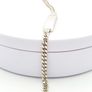 925 Vintage Sterling Silver Italian Name Plate Bracelet Image 6