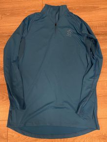 Gym King Half Zip Blue Men's Size Small New Without Tags