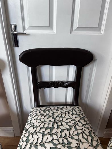 Set of four dining. room chairs