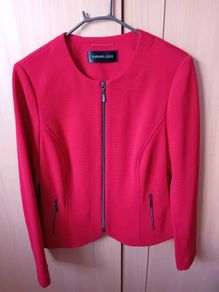 Barbara Lebek Jacket - Deep Red - Fits UK 10 - Brand New RRP 140