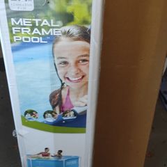 Intex 1,828 litre Metal Frame Pool Used Only 3 Times  40.00