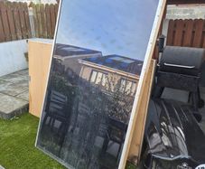 Solar hot water panel