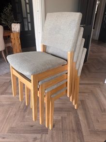 4 dining chairs - Transformer table company