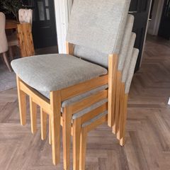 4 dining chairs - Transformer table company