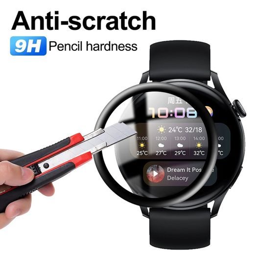 5D Soft Glass Protective Film For Huawei Watch 3  Full Curved Cover Screen Protector for Huawei Watch 3 Smartwatch