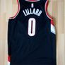 Damian Lillard Portland Trail Blazers Black Swingman Nike Jersey Size 44(medium) Image 3