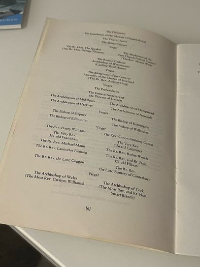 The Royal Wedding 1981 Official Programme