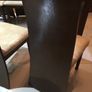 Dining Table and 6 chairs with frosted glass insert and matching coffee table Image 3