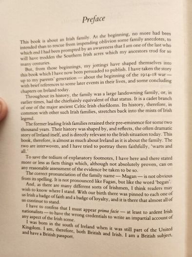 Umma-more. The Story Of An Irish Family in Moate Co Westmeath. By William Magan. First Edition Hardback With Dustjacket In Very Good Condition.