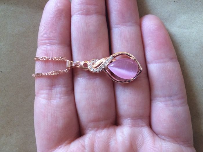 Ladies Rose Gold Necklace