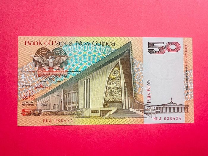 Papua New Guinea 50 Kina   1989  Pick  11a . ( Uncirculated )
